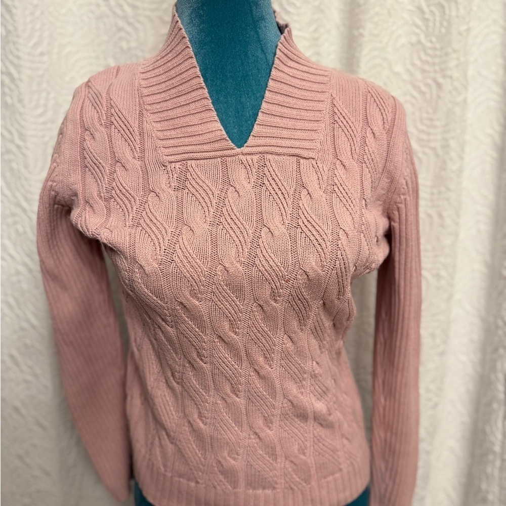 Liz Claiborne Pink Knit Sweater